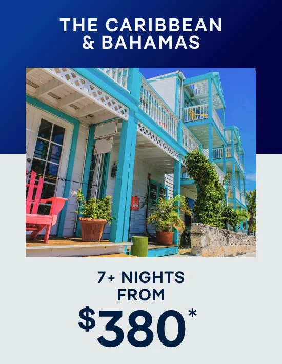Caribbean & Bahamas – 7+ Nights – Click to View Cruises & Book Now