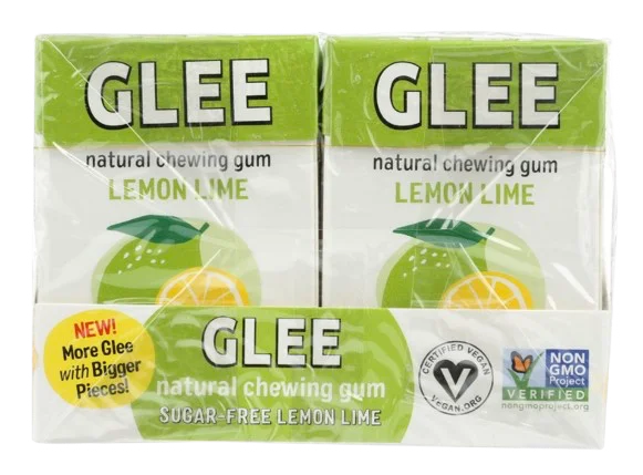 Image of GLEE Sugar-Free Lemon Lime Gum (16 Pack)