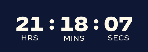 The countdown to tonight’s Unite For America livestream with Oprah Winfrey and Vice President Kamala Harris has officially begun: