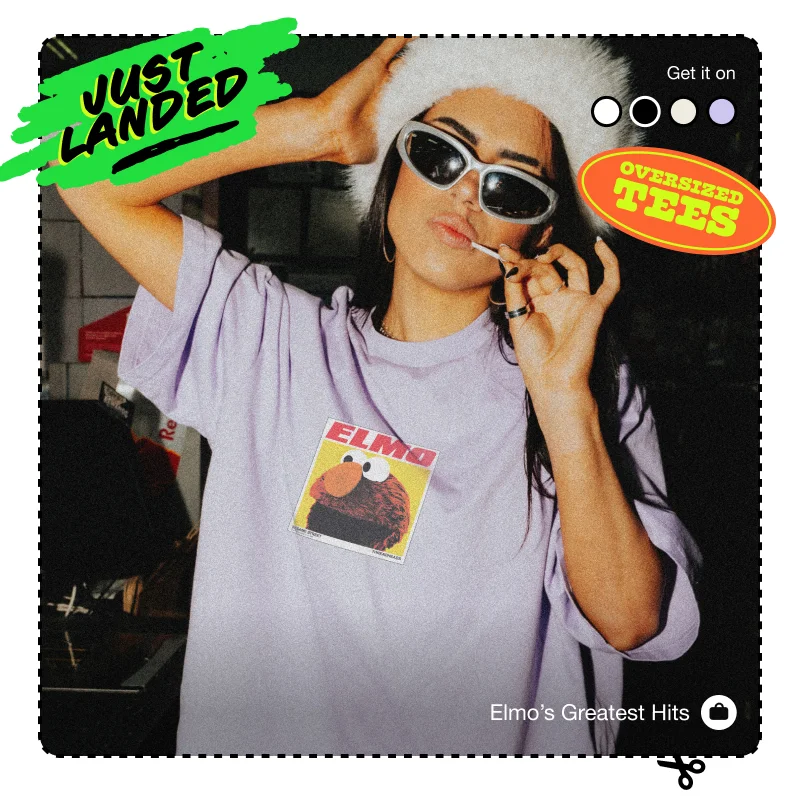 Elmo's Greatest Hits Oversized Tee