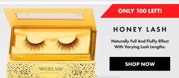 Honey Lash Naturally Full And Fluffy Effect With Varying Lash Lengths.