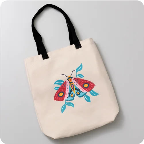 Iron-On Tote Bag.