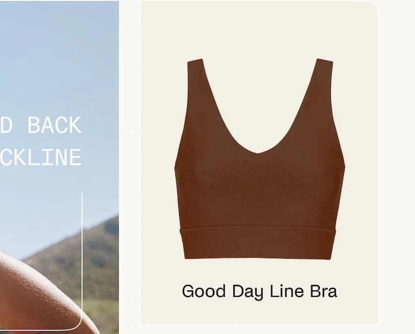 Spacedye Good Day Long Line Bra in Bold Mocha Heather
