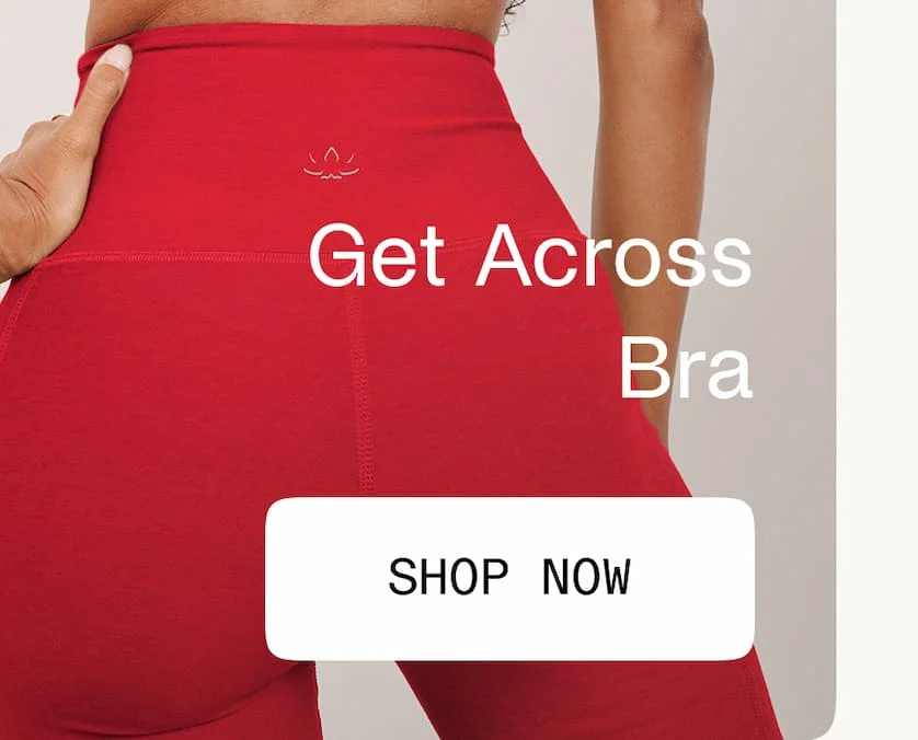 Spacedye Get Across Bra in Candy Apple Red Heather