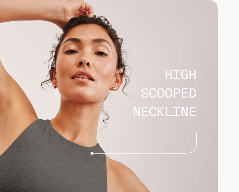 Spacedye Refocus Bra in True Gray Heather