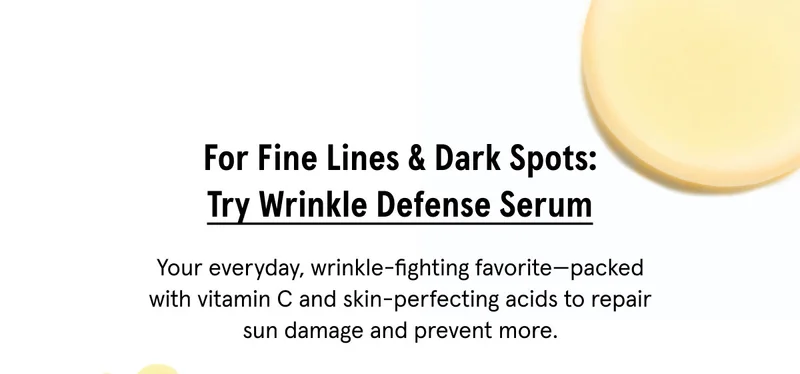 Wrinkle Defense Serum - SHOP NOW