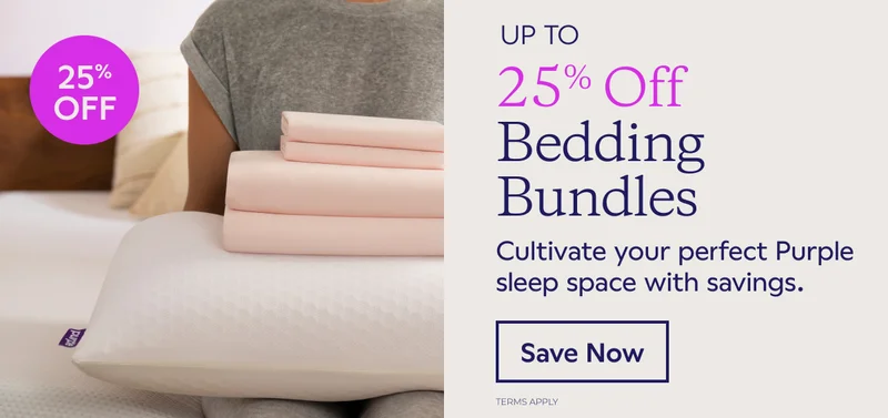 UP TO 25% Off Bedding Bundles. Save Now