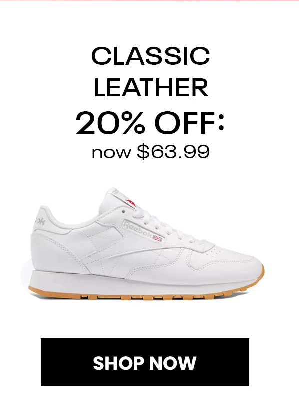 Classic Leather 20% Off