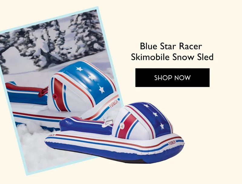 Blue Star Racer Skimobile Snow Sled