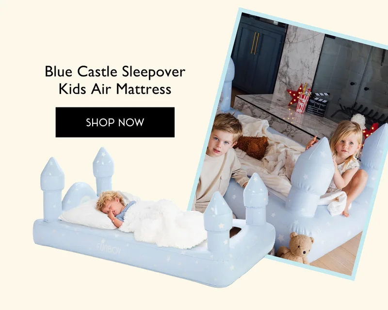 Blue Castle Sleepover Kids Air Mattress