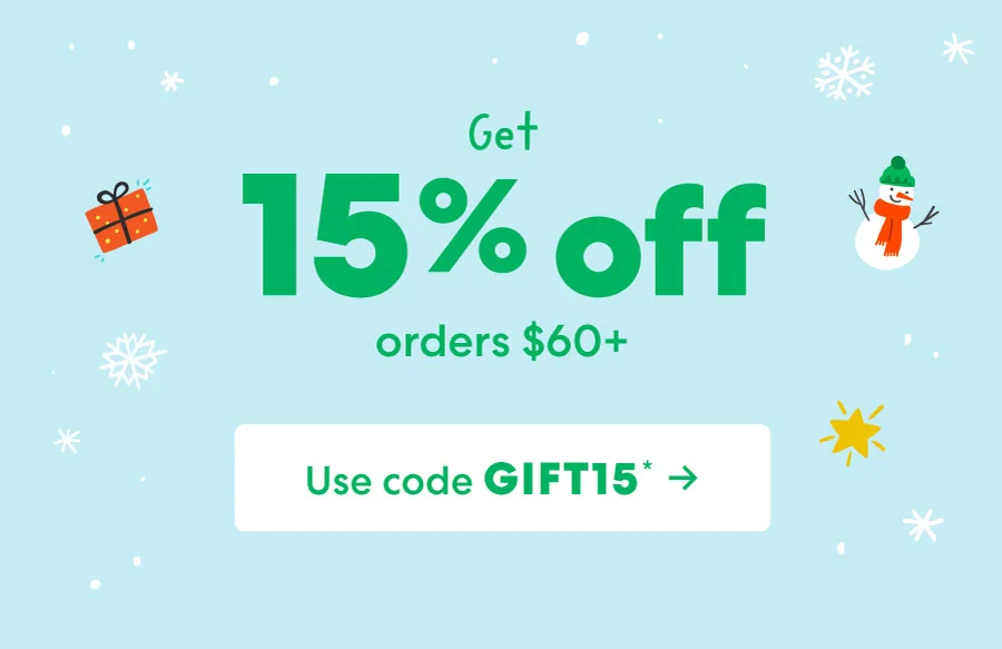 Get 15% off!