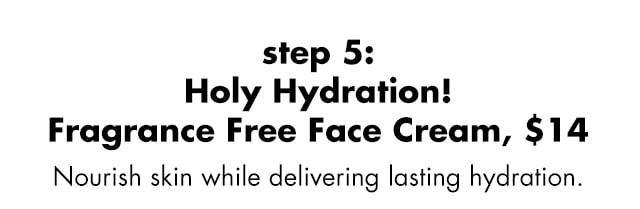 Holy Hydration! Face Cream Fragrance Free