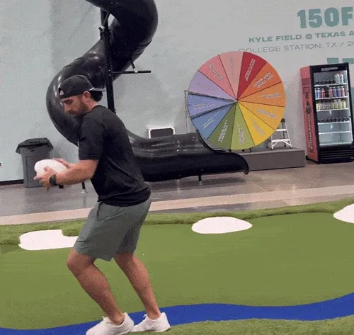 Ty throwing Topo Football Gif