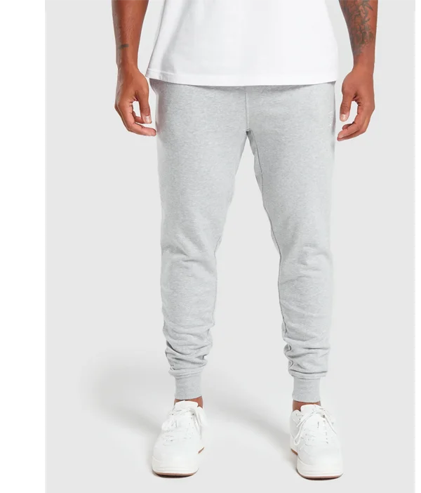 Crest Joggers - Light Grey Marl.