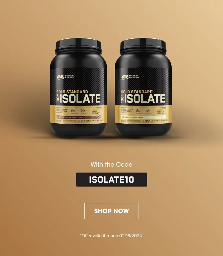 With the Code ISOLATE10 SHOP NOW *Offer valid through 02/16/2024.