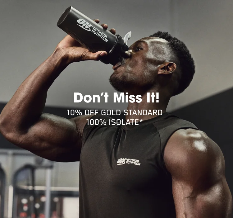 Don't Miss It! 10% OFF GOLD STANDARD 100% ISOLATE*