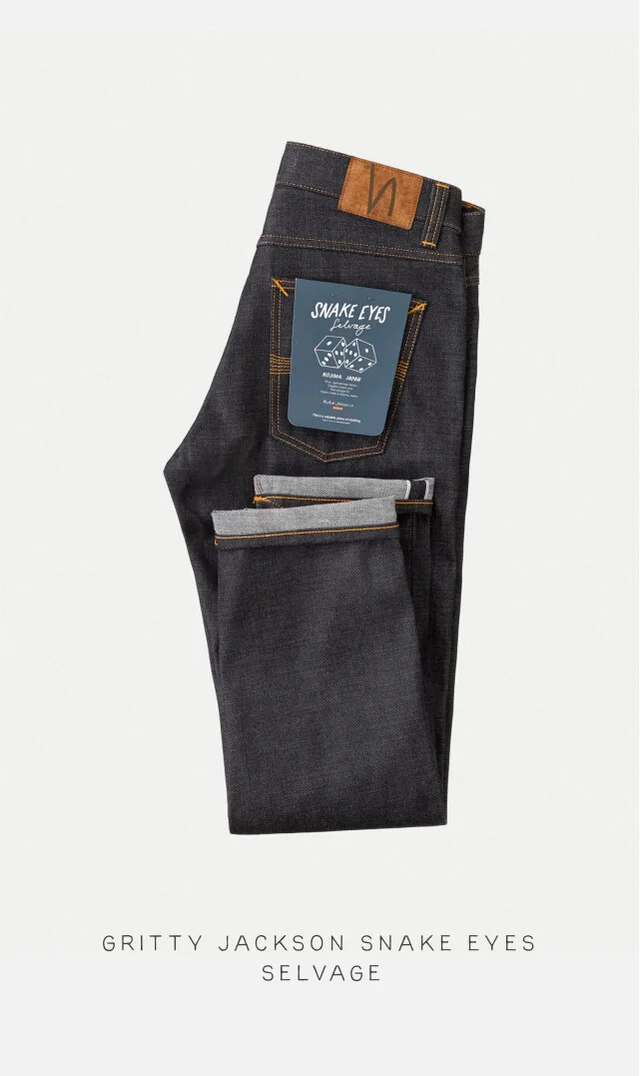 Gritty Jackson Snake Eyes Selvage