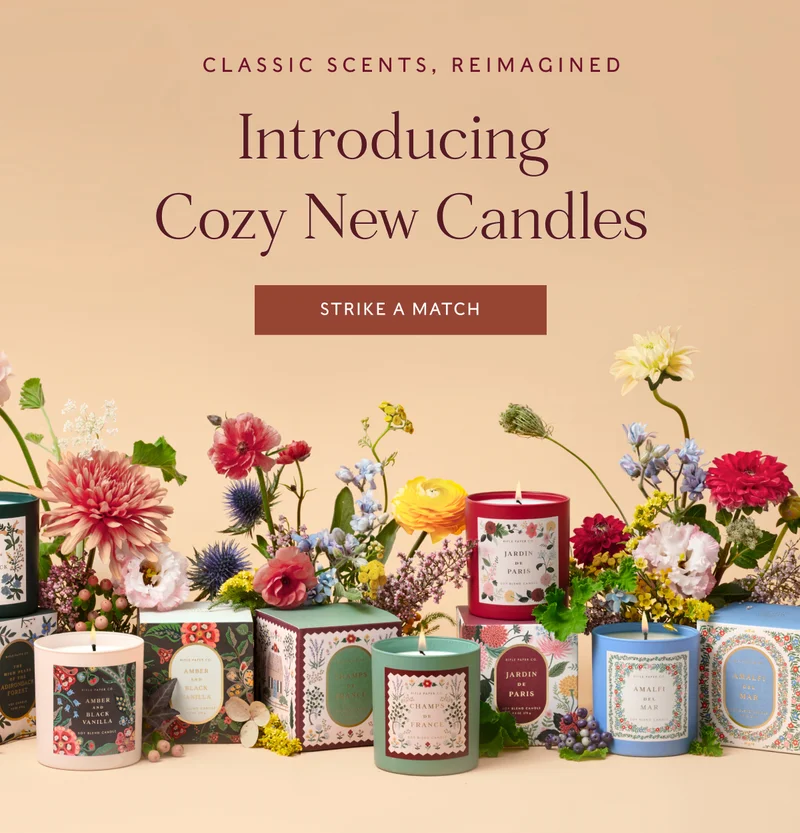 classic scents, reimagined Introducing  Cozy New Candles strike a match