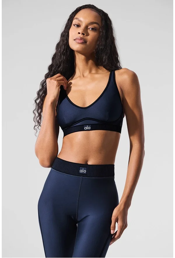 Airlift Line Up Bra - Navy - Navy / XS
