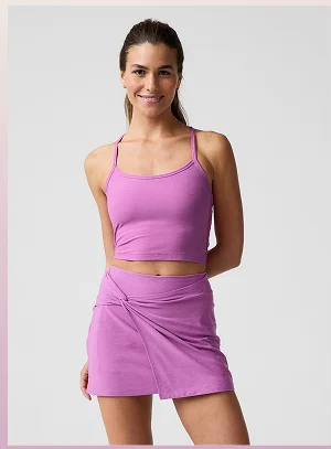 Midweight Spacedye Overlap Skirt