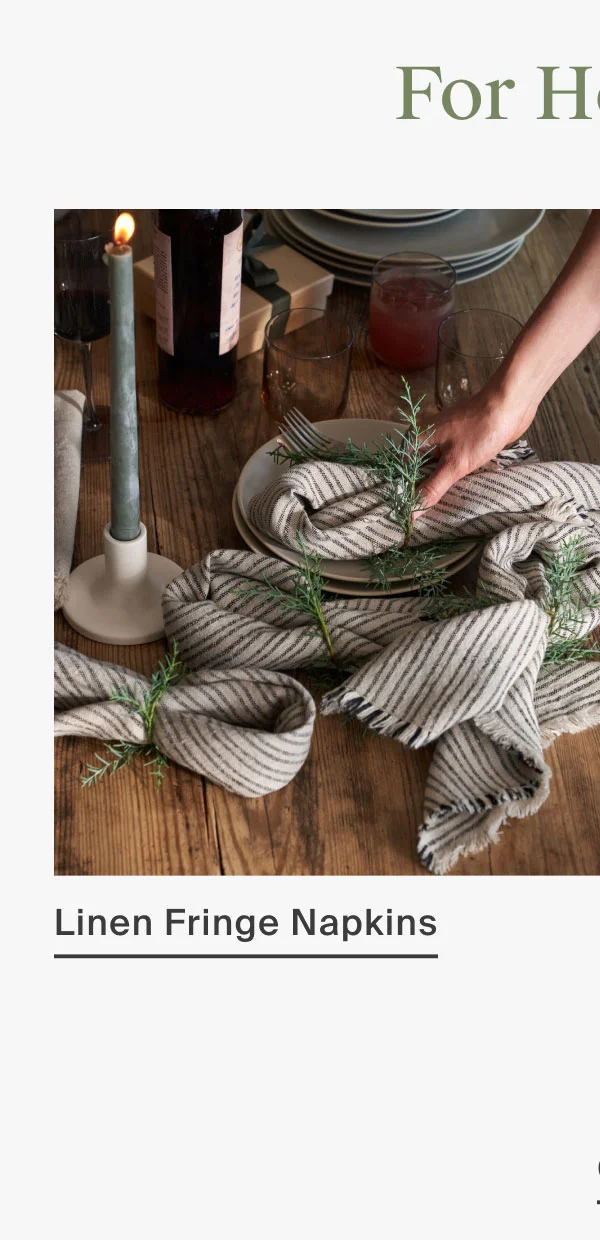 Linen Fringe Napkins