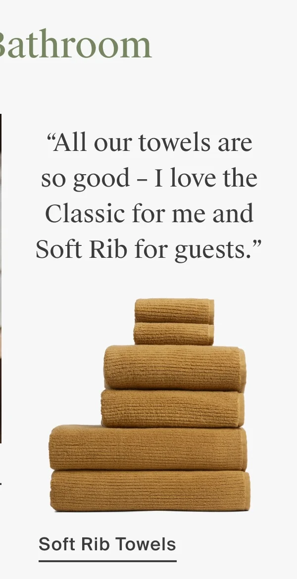 Soft Rib Towels