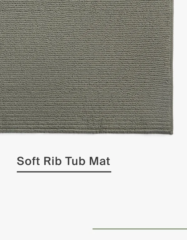 Soft Rib Tub Mat