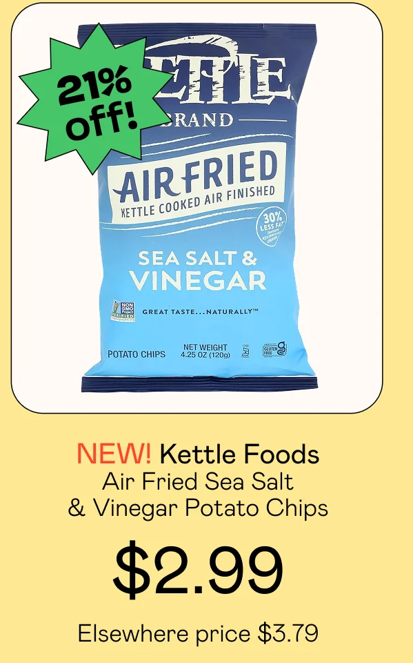 Air Fried Sea Salt & Vinegar Potato Chips
