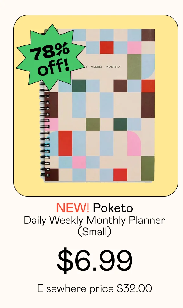 Daily Weekly Monthly Planner - Small