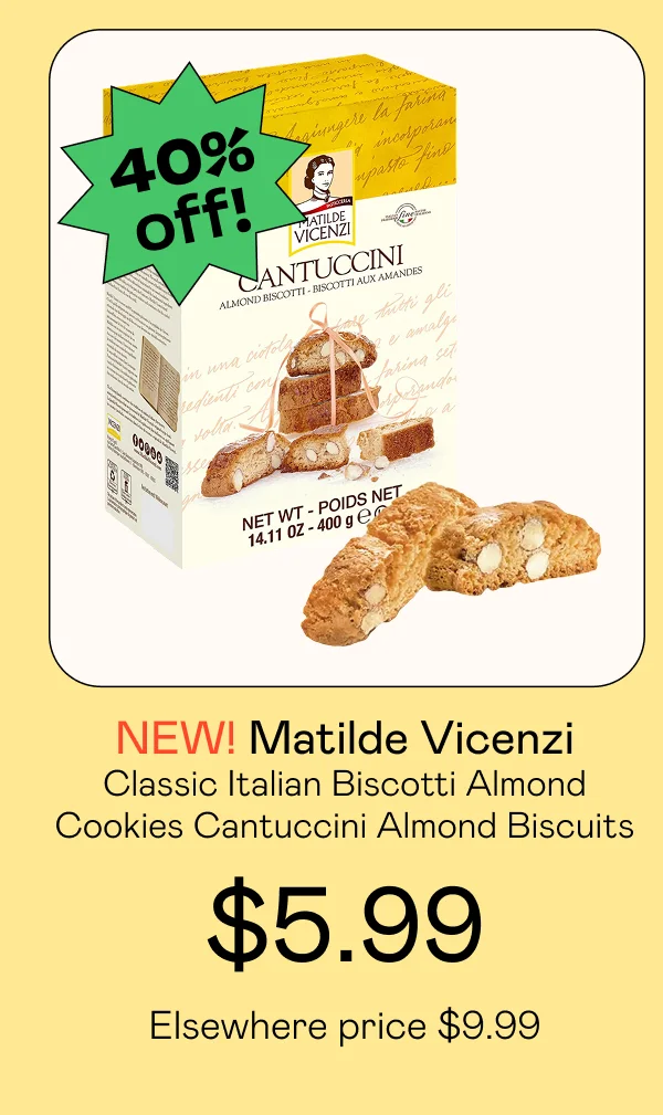 Classic Italian Biscotti Almond Cookies - Cantuccini Almond Biscuits