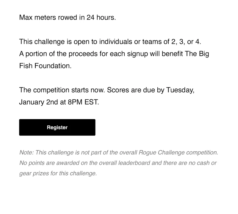 The Standard Challenge - Register