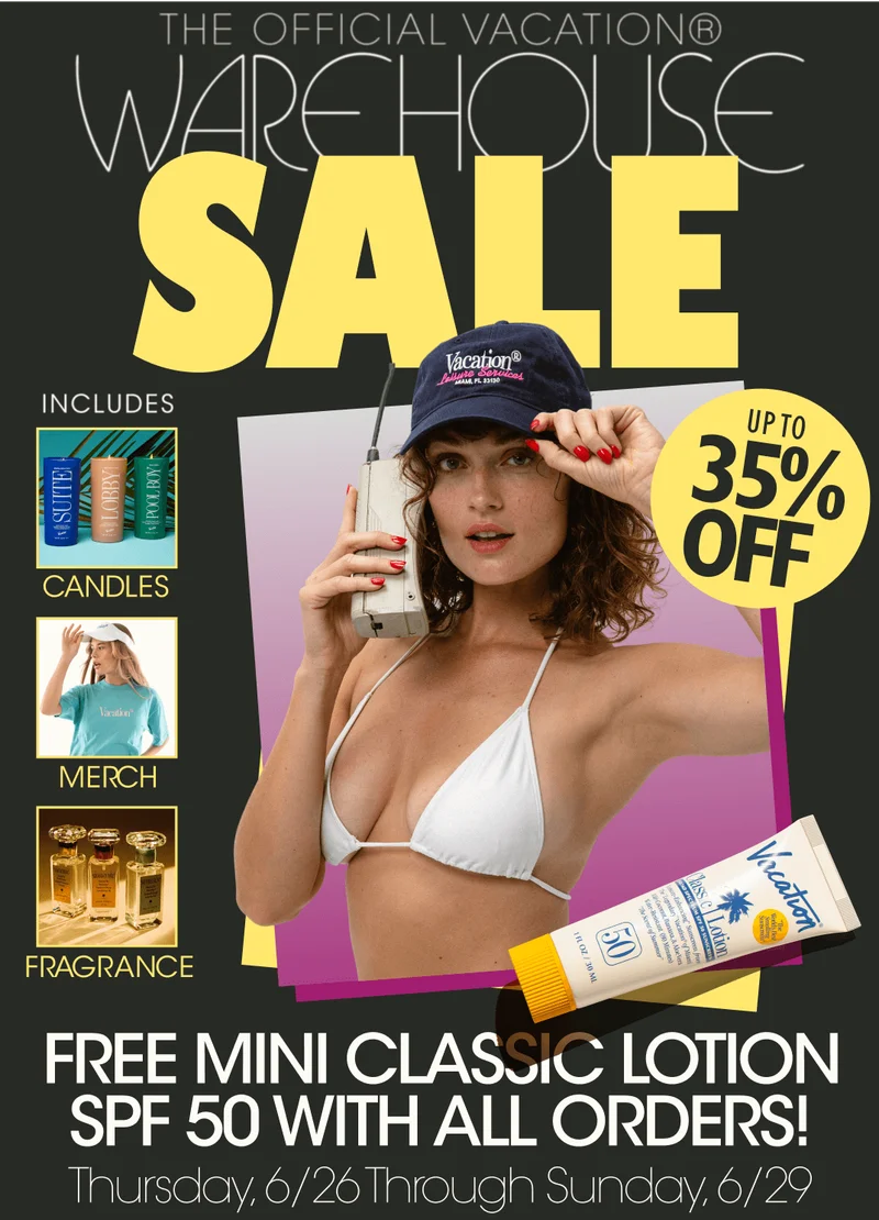 Warehouse Sale Launch