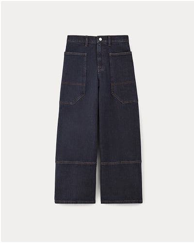 [Image]The Way-High® Gardener Cropped Jean | Deep Rinse