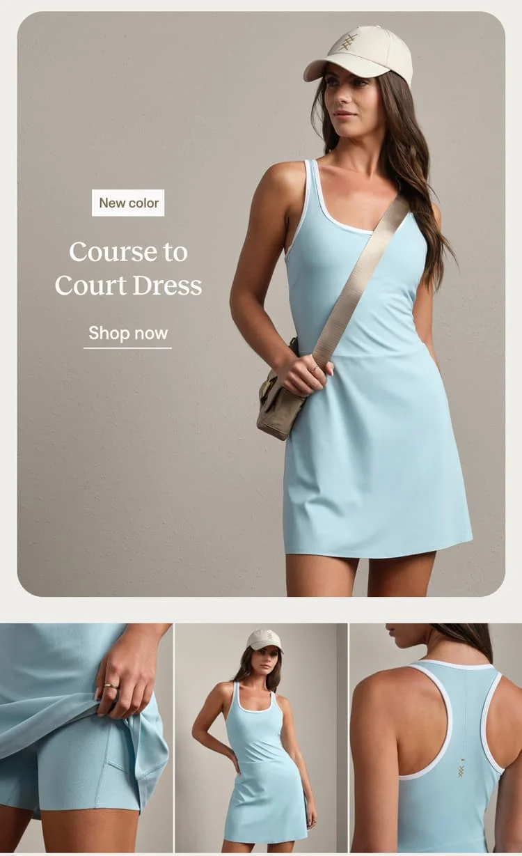 New color: Course to Court Dress