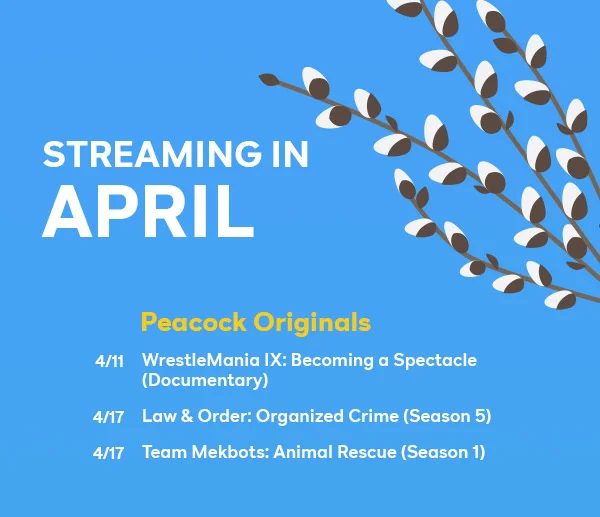Streaming in April