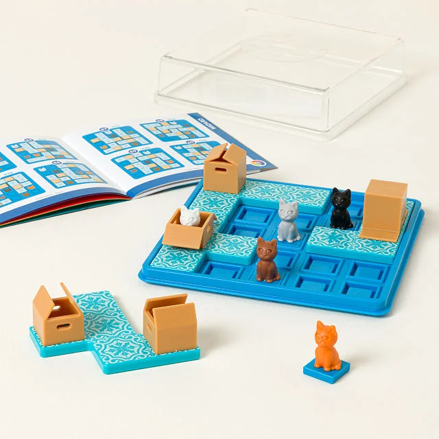 Cats Heart Boxes One-Player Brainteaser