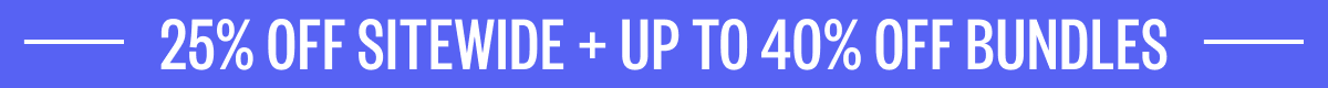 25% Off Sitewide + Up To 40% Off Bundles