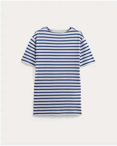 [Image]The Mariner Dress | Bone / Mazarine Blue