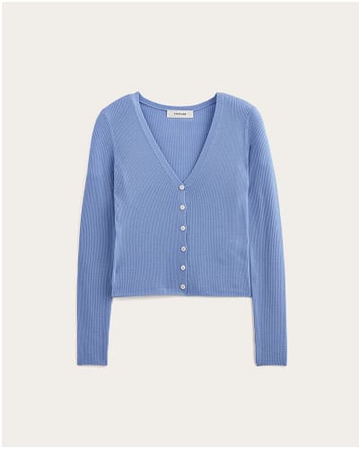 [Image]The Cardigan in Ultrasoft Merino | Bluebell