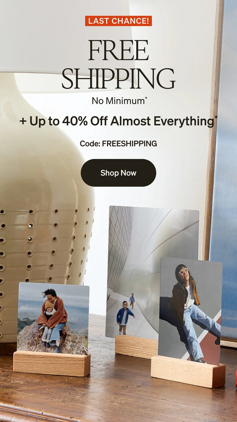 Free Shipping (No Minimum) + Up to 40% Off Almost Everything