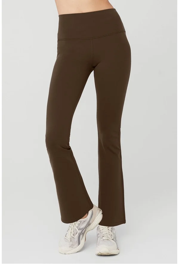Airbrush High-Waist 7/8 Bootcut Legging - Espresso - Espresso / S / 7/8 24.5"