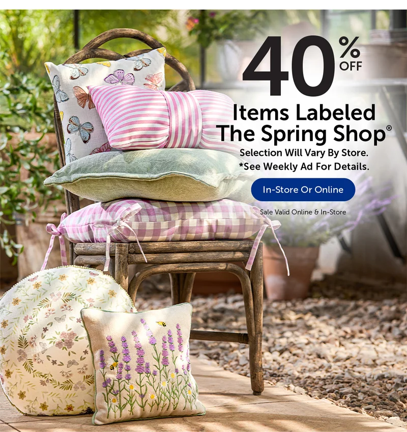 40% Off Items Labeled The Spring Shop®