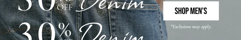 SHOP MEN'S | *Exclusions may apply.