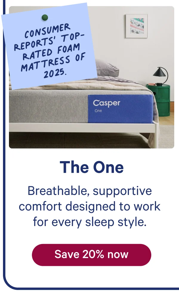 The One; save 20% now
