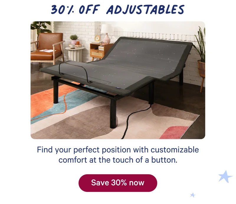 30% off adjustables