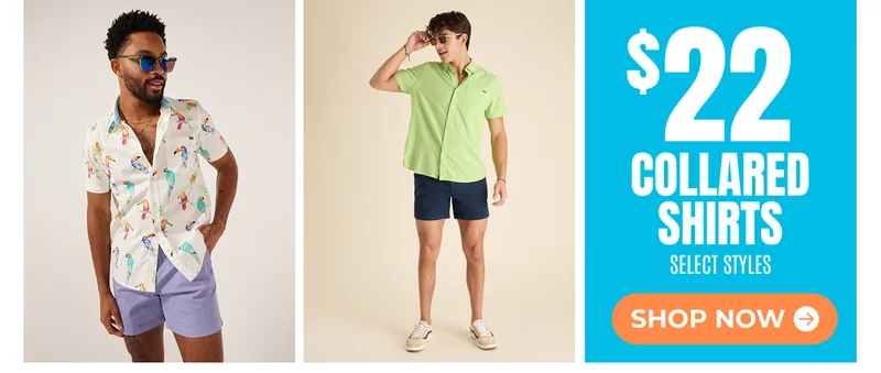 Collared Shirts Starting At $22: SHOP NOW