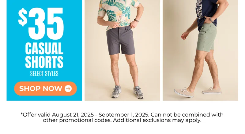 Casual Shorts Starting At $35: SHOP NOW