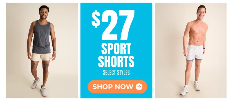 Sport Shorts Starting At $27: SHOP NOW