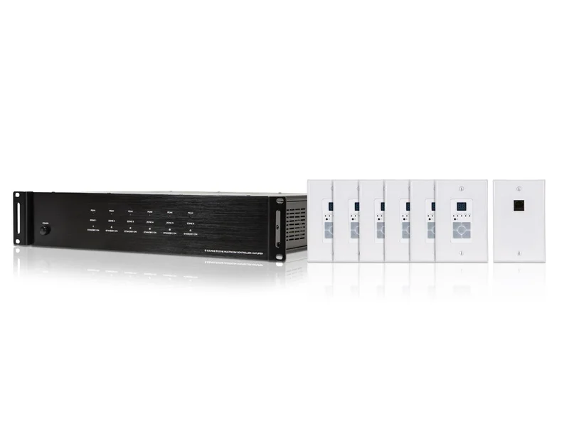 Monoprice 6-Zone Home Audio Multizone Controller and Amplifier Kit