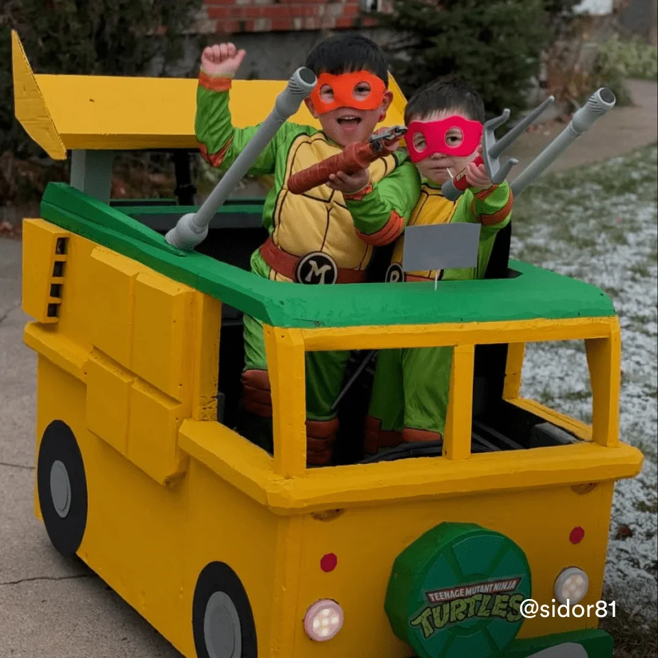 teenage mutant ninja turtle van